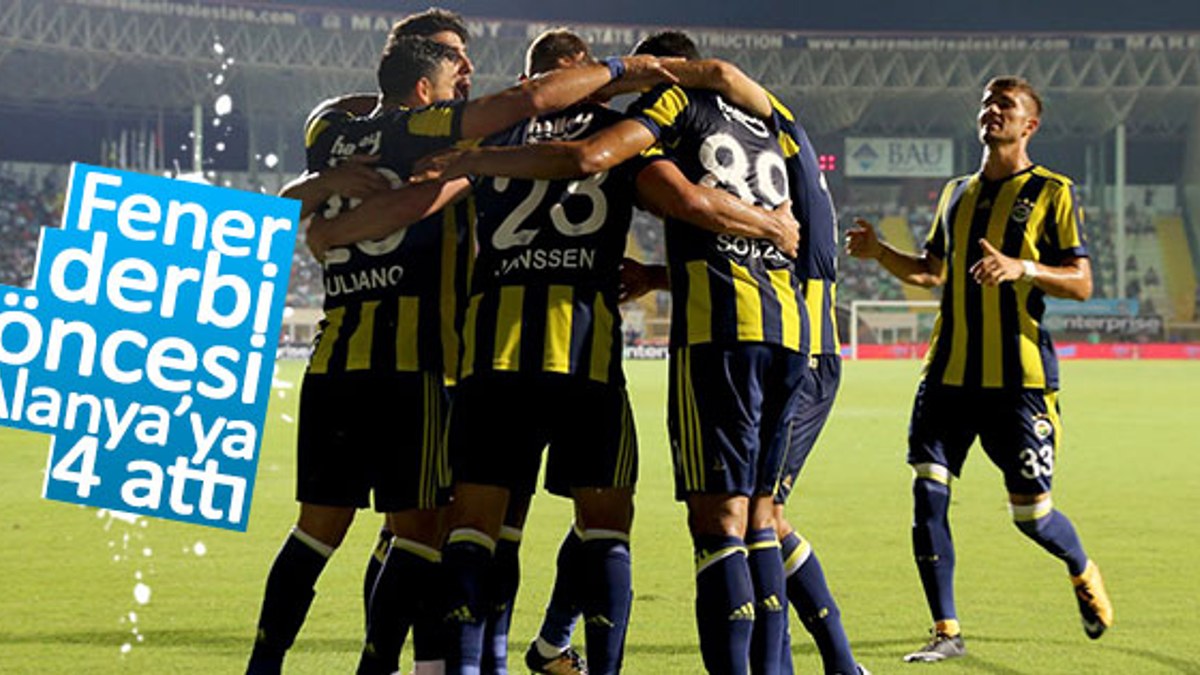 Fenerbahçe derbi öncesi 3 puanı kaptı