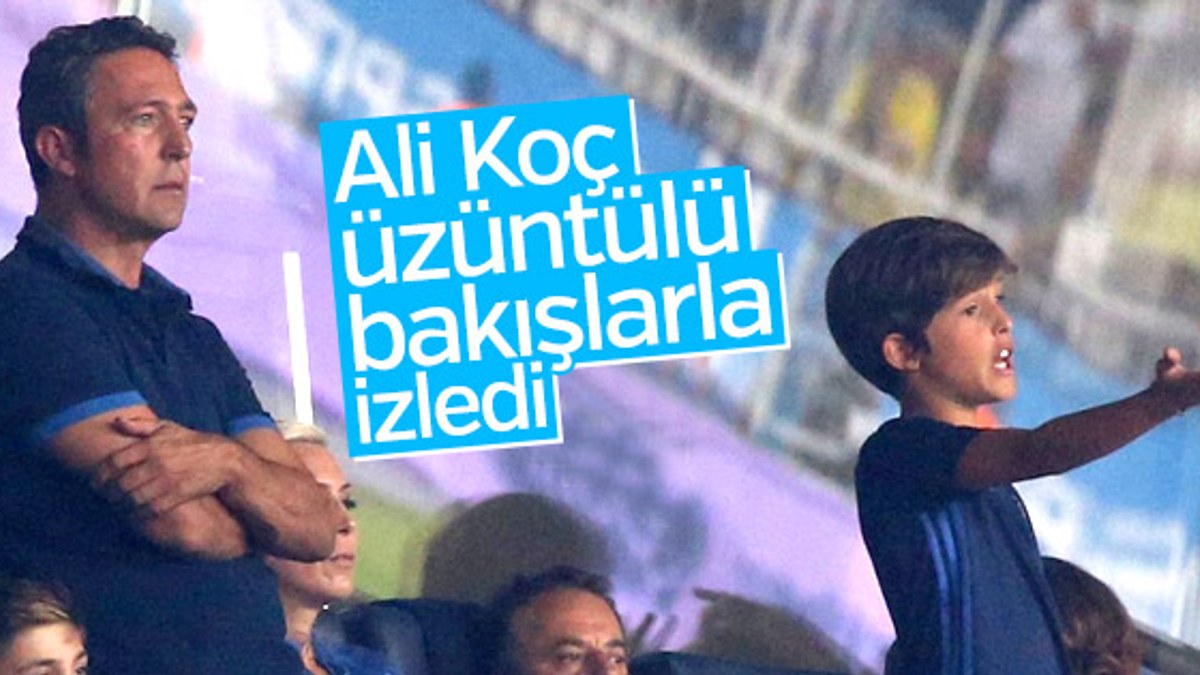 Başakşehir mağlubiyeti Ali Koç'u üzdü